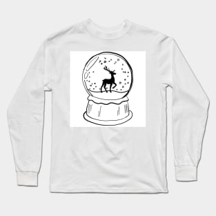 Reindeer snowball Long Sleeve T-Shirt
